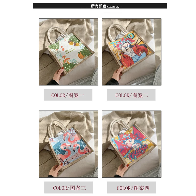 Canvas Mini Tote Purses and Handbags for Women 2021 Fashion Girl Female Shopper Casual Personality Peking Opera Lunch Bag Wallet
Canvas Mini Tote Purses and Handbags for Women 2021 Fashion Girl Female Shopper Casual Personality Peking Opera Lunch Bag Wallet