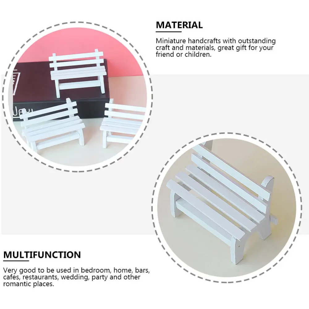 6pcs Miniature Furniture Ornament Mini Bench Model for Doll House Decoration
6pcs Miniature Furniture Ornament Mini Bench Model for Doll House Decoration