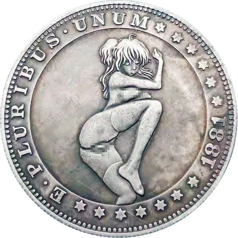 Silver Dollar Wanderer Coin Sexy Coin American Morgan Dollar Foreign Copy Commemorative Coin
Silver Dollar Wanderer Coin Sexy Coin American Morgan Dollar Foreign Copy Commemorative Coin