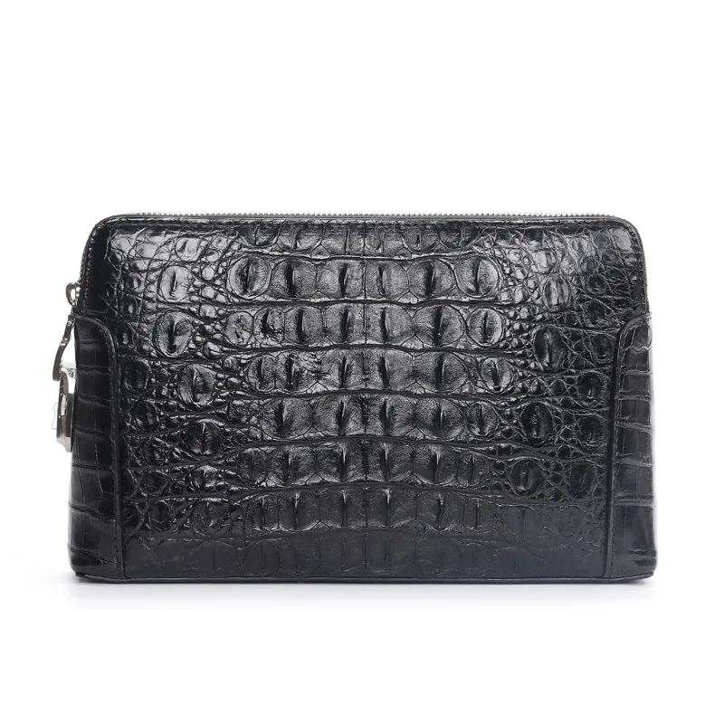 Crocodile Leather Men's Bag Genuine Leather Clutch Bag Double Pull Password Lock Casual Business Men's Clutch 2021 New
Crocodile Leather Men's Bag Genuine Leather Clutch Bag Double Pull Password Lock Casual Business Men's Clutch 2021 New