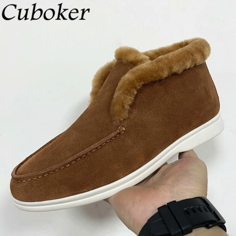 Winter Snow Boots Suede Platform Shoes For Women 2021 Slip On Wool Ankle Boots Female Botas Luxury Shoes Casual Loafers Zapatos
Winter Snow Boots Suede Platform Shoes For Women 2021 Slip On Wool Ankle Boots Female Botas Luxury Shoes Casual Loafers Zapatos