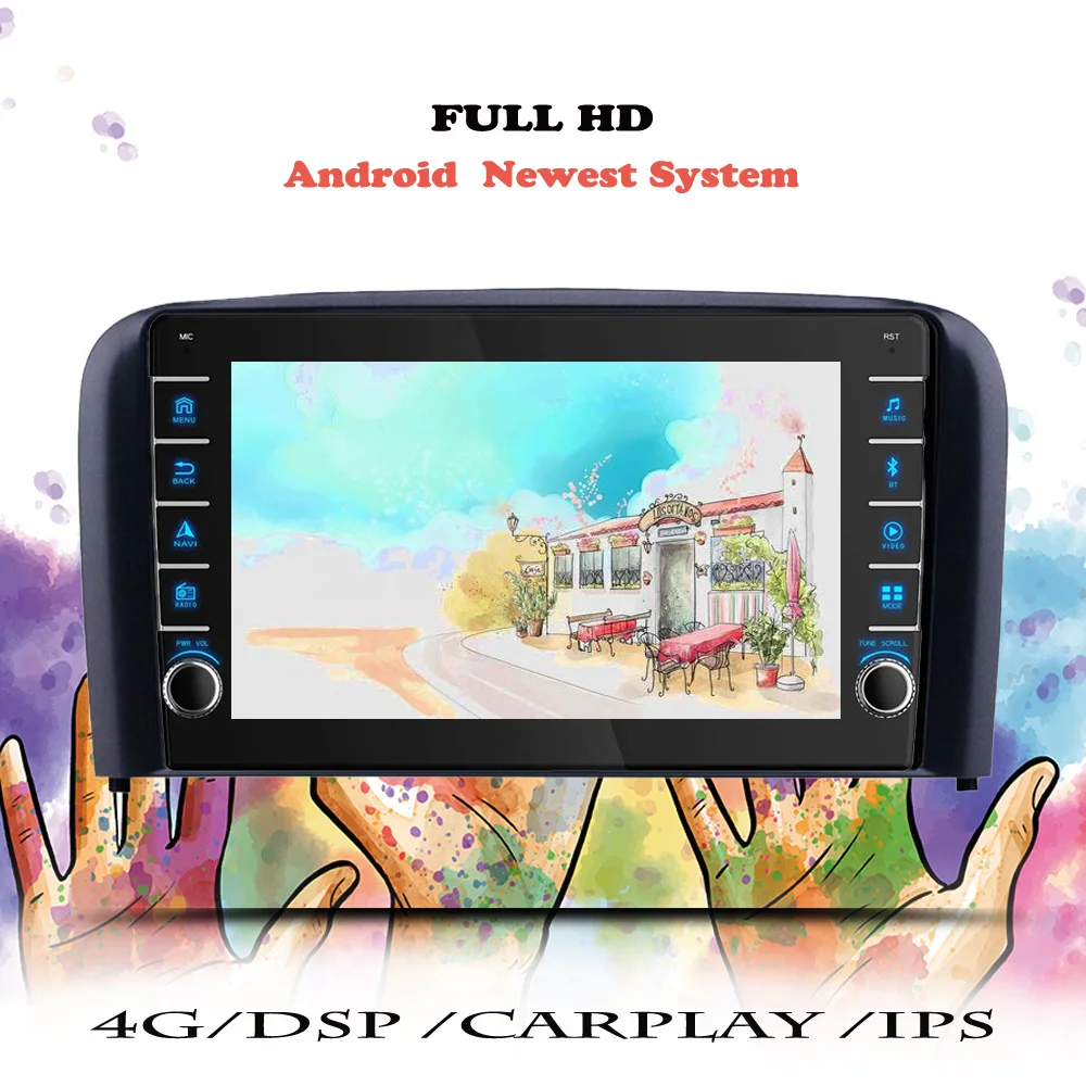 Автомагнитола на Android 11 для Volvo S80 1998 - 2001 2002 2003 2004 2005 2006 мультимедийный плеер