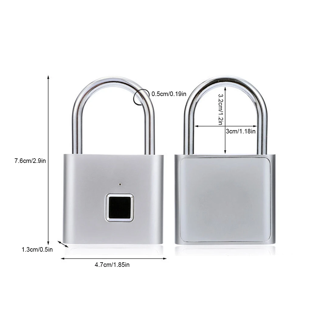 Fingerprint Smart Padlock USB Luggage Lock Electronic For Home Anti-theft Luggage Case Safety Lock Fingerprint Password Lock Hot
Fingerprint Smart Padlock USB Luggage Lock Electronic For Home Anti-theft Luggage Case Safety Lock Fingerprint Password Lock Hot