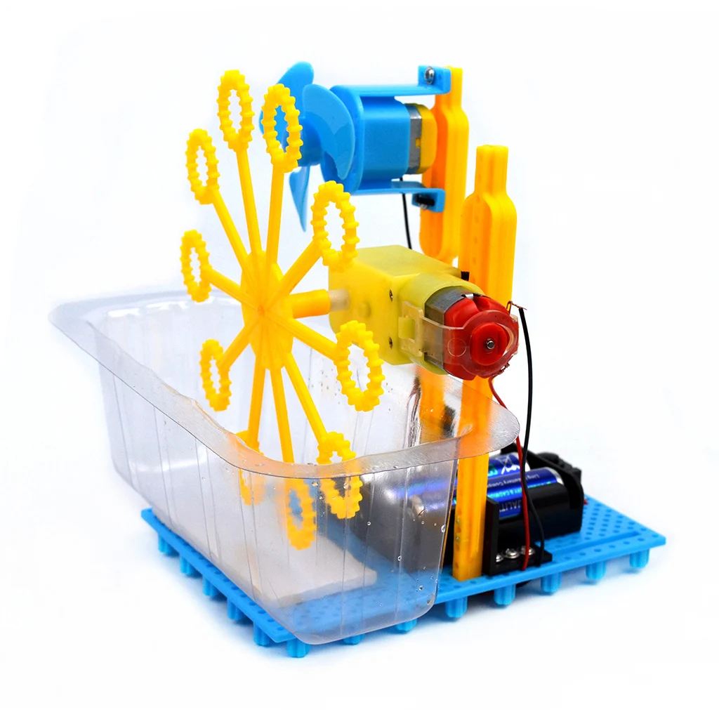 DIY STEM Toys for Kids, Electric Motor Bubble Machine Science Kits,Building Science Experiment Kits for Boys and Girls
DIY STEM Toys for Kids, Electric Motor Bubble Machine Science Kits,Building Science Experiment Kits for Boys and Girls