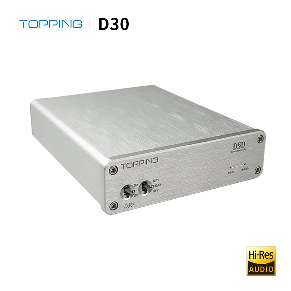 TOPPING D30 HIFI DSD DAC декодер усилителя CS4398 XMOS USB аудио коаксиального оптического