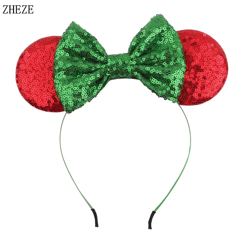 Retail Sequins Mouse Ears Headband For Girls Glitter Handmade 5'' Bow Hairband Kids DIY Hair Accessories Femme
Retail Sequins Mouse Ears Headband For Girls Glitter Handmade 5'' Bow Hairband Kids DIY Hair Accessories Femme