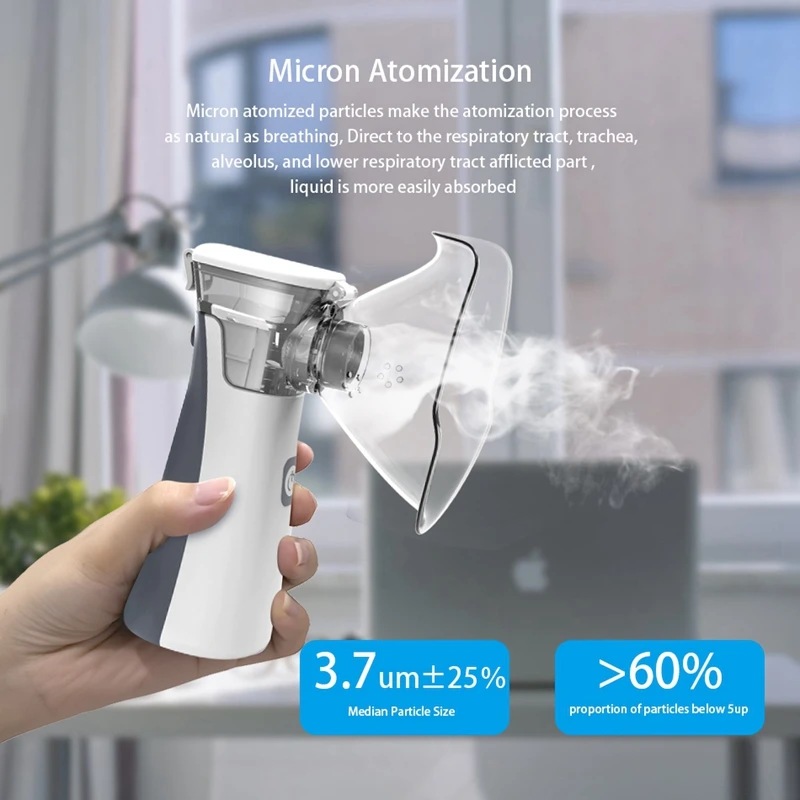 Medical Nebulizer Handheld Asthma Inhaler Atomizer for Children Health Care Portable | Бытовая техника