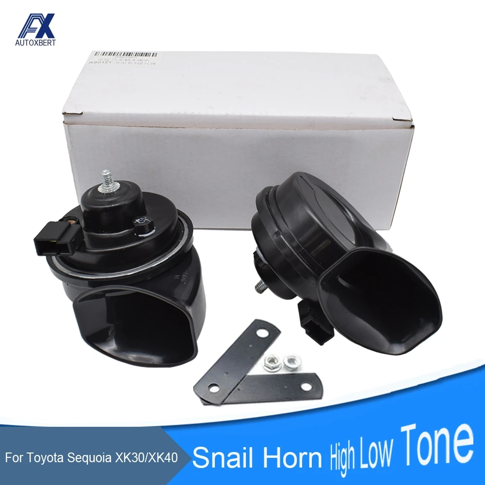 Snail Horn Loud Waterproof 410/510Hz High Low Tone Horns For Toyota Sequoia XK30/XK40 2000 2001 2002 2003 2004 2005 2006 2007
Snail Horn Loud Waterproof 410/510Hz High Low Tone Horns For Toyota Sequoia XK30/XK40 2000 2001 2002 2003 2004 2005 2006 2007