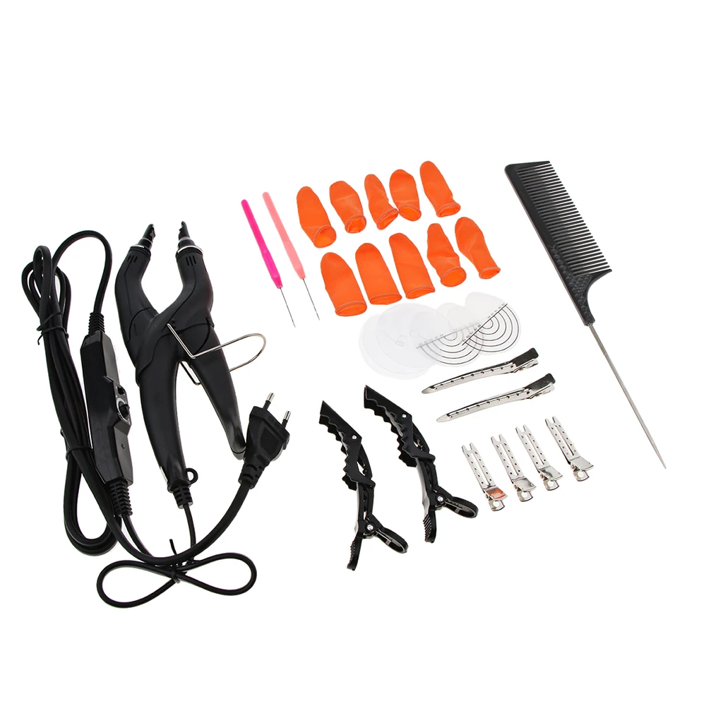 1 Set Salon Pre-Bonded Hair Extensions Fusion Keratin Heat Iron Connector Wand Apply EU Plug
1 Set Salon Pre-Bonded Hair Extensions Fusion Keratin Heat Iron Connector Wand Apply EU Plug