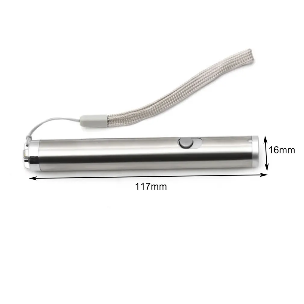 Stainless Steel Laser Funny Cat Stick Cat Toy 2-in-1 Red Laser Pointer Pen With White LED Light For Pet Cat Chaser Toy Hot New
Stainless Steel Laser Funny Cat Stick Cat Toy 2-in-1 Red Laser Pointer Pen With White LED Light For Pet Cat Chaser Toy Hot New