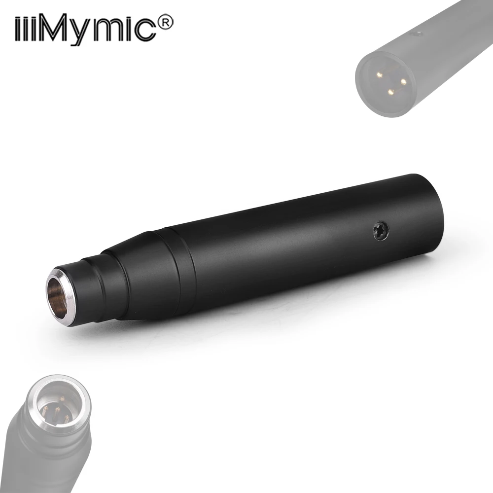 iiiMymic 48V Phantom Power Adapter Male XLR For Shure 4 Pin TA4F Lavalier Headset Condenser Mic Musical Instrument Microphone
iiiMymic 48V Phantom Power Adapter Male XLR For Shure 4 Pin TA4F Lavalier Headset Condenser Mic Musical Instrument Microphone