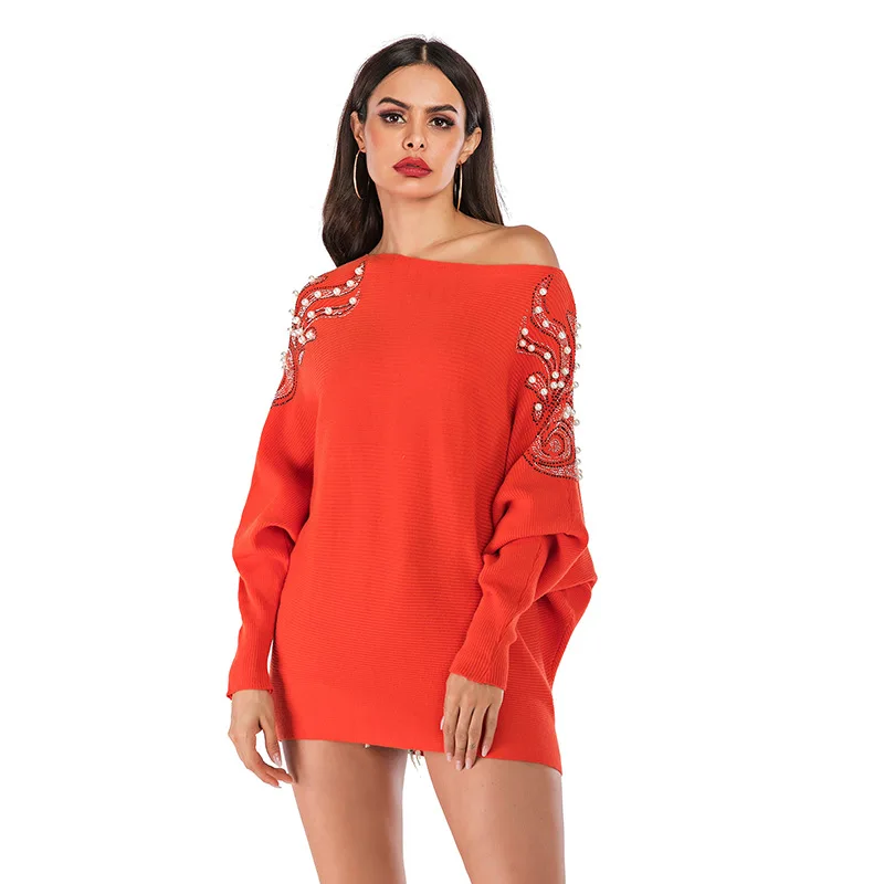 2021 Autumn New Style Knitted Sweater Knitted Beaded Neckline Sweaters Long-sleeved Sweater Dropshipping Harajuku
2021 Autumn New Style Knitted Sweater Knitted Beaded Neckline Sweaters Long-sleeved Sweater Dropshipping Harajuku