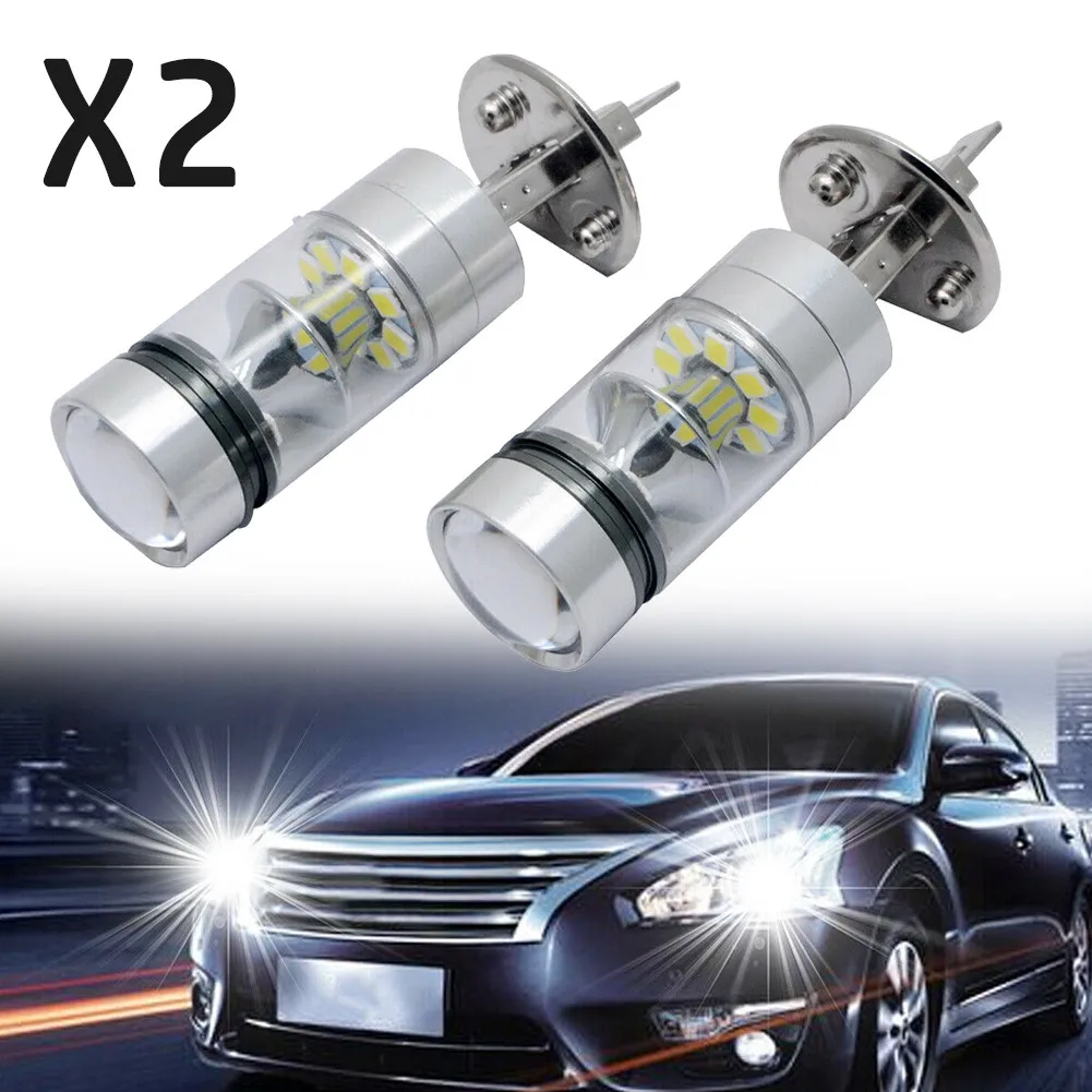 DC 12V 2x H1 100W Car LED Headlight Bulbs Fog Lights Super Bright White Light Universal H1 100W Bulbs
DC 12V 2x H1 100W Car LED Headlight Bulbs Fog Lights Super Bright White Light Universal H1 100W Bulbs