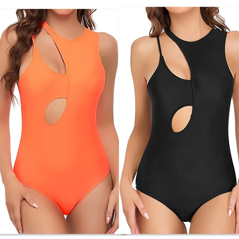 2021 Summer Women One Piece Swimsuit Solid Swimwear Sling Style Sleeveless Swim Wear Female Bathing Suits Monokini Lady
2021 Summer Women One Piece Swimsuit Solid Swimwear Sling Style Sleeveless Swim Wear Female Bathing Suits Monokini Lady