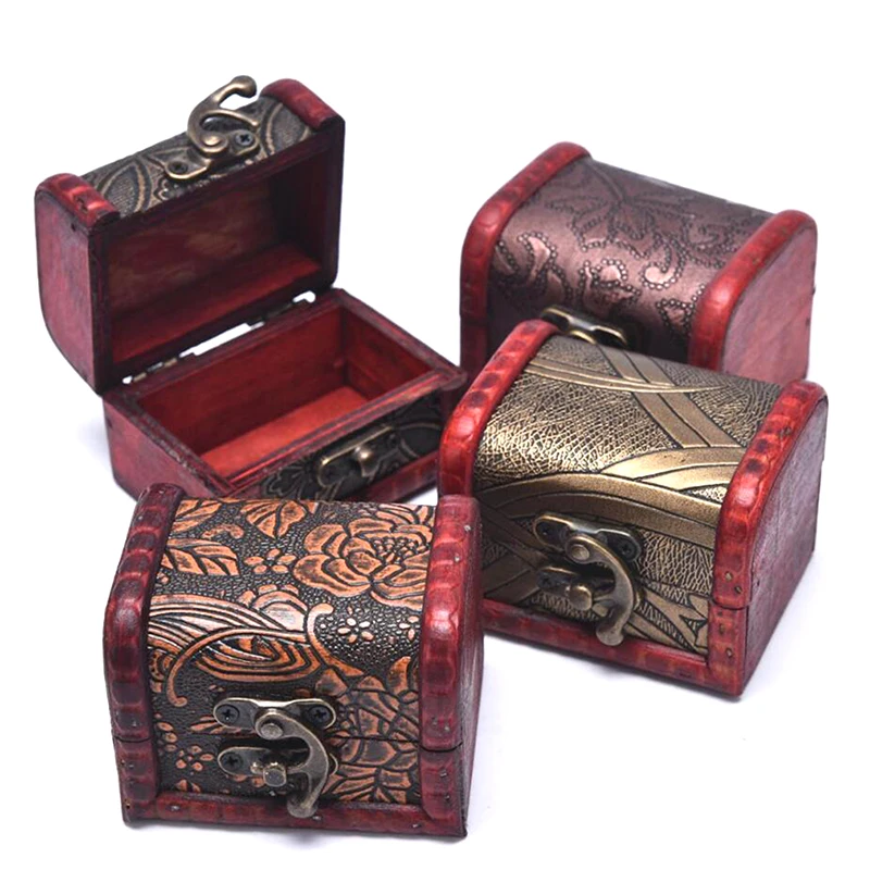1Pcs Vintage Wooden Jewelry Storage Box Small Treasure Chest Wood Crate Case For Home Craft Storage Container
1Pcs Vintage Wooden Jewelry Storage Box Small Treasure Chest Wood Crate Case For Home Craft Storage Container