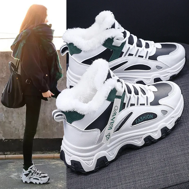 Women's Shoes 2021 Winter Plus Velvet Cotton Shoes Women platform snow boots Warm Snow Women's Boots botas de mujer
Women's Shoes 2021 Winter Plus Velvet Cotton Shoes Women platform snow boots Warm Snow Women's Boots botas de mujer