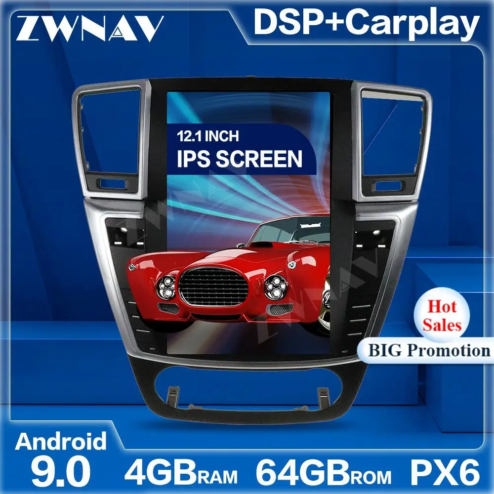 Tesla Style Big Screen Android 9.0 Car Multimedia Player For MERCEDES-BENZ GL For Benz ML 2012+ Audio Radio stereo BT head unit
Tesla Style Big Screen Android 9.0 Car Multimedia Player For MERCEDES-BENZ GL For Benz ML 2012+ Audio Radio stereo BT head unit