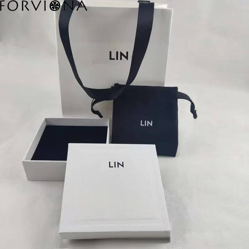 

Новая белая коробка для упаковки ювелирных изделий FORVIONA, шкатулка для сережек, ожерелий, браслетов, колец, универсальная коробка для ювелир...