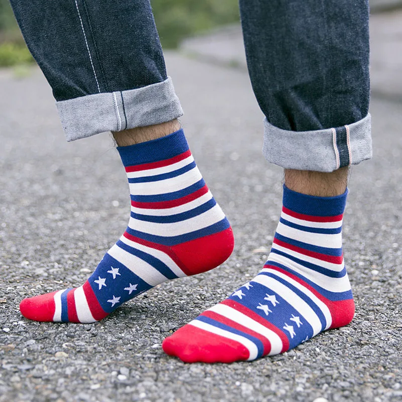 10 Pairs Men Socks Flag Stripe Cotton Socks British Cotton Breathable Fashion Comfortable Wholesale Man Socks
10 Pairs Men Socks Flag Stripe Cotton Socks British Cotton Breathable Fashion Comfortable Wholesale Man Socks