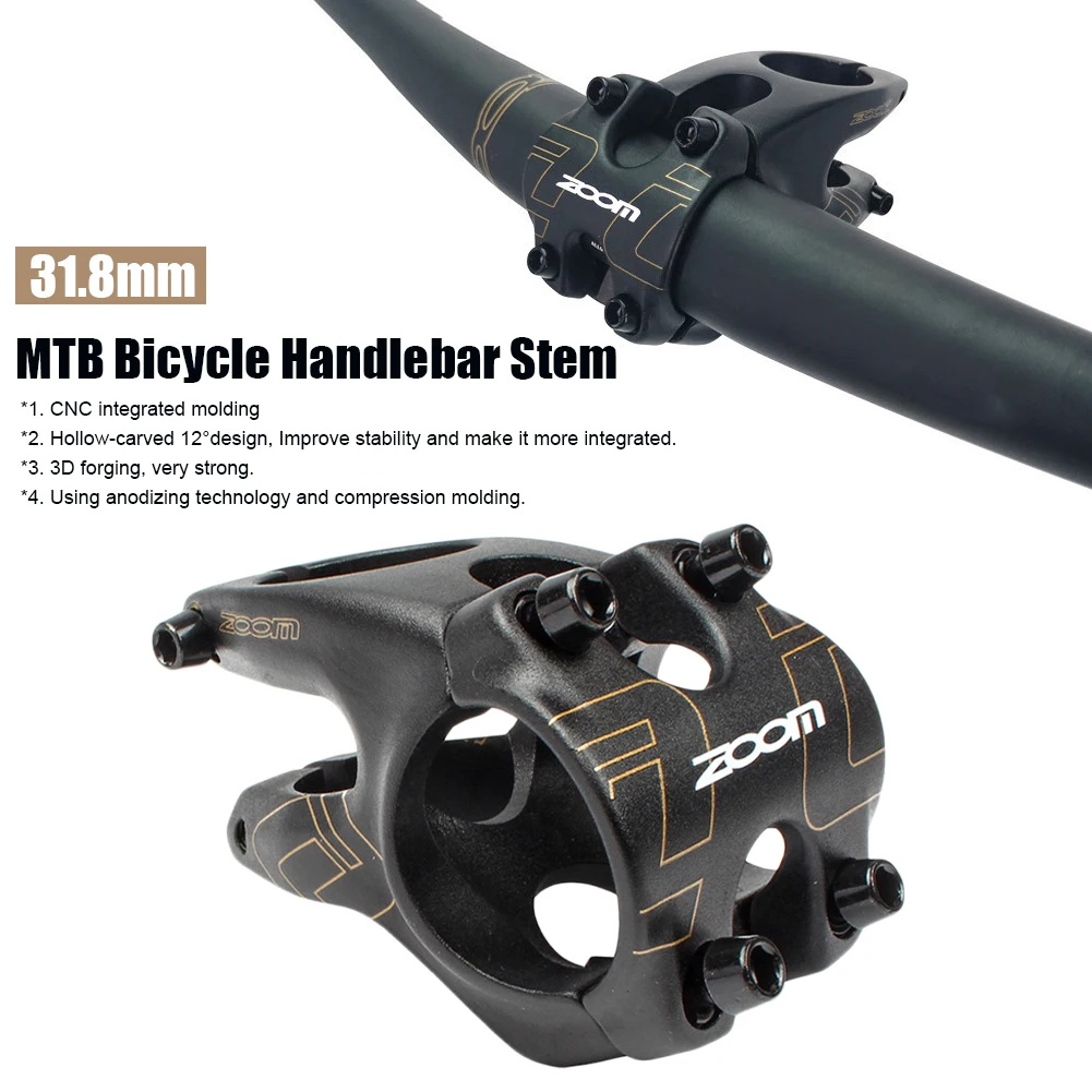 Bike Handlebar Stem 31.8mm 12 Degree Aluminum Alloy For AM/DH/DJ/FR Bike Outdoor Bike Cycling Accessories
Bike Handlebar Stem 31.8mm 12 Degree Aluminum Alloy For AM/DH/DJ/FR Bike Outdoor Bike Cycling Accessories