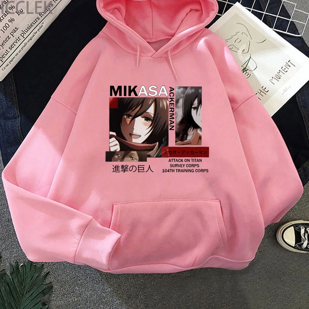 Толстовка с капюшоном «атака на Титанов» Mikasa Ackerman, женская уличная одежда, Женская Толстовка в стиле Харадзюку, розовые Топы
Толстовка с капюшоном «атака на Титанов» Mikasa Ackerman, женская уличная одежда, Женская Толстовка в стиле Харадзюку, розовые Топы