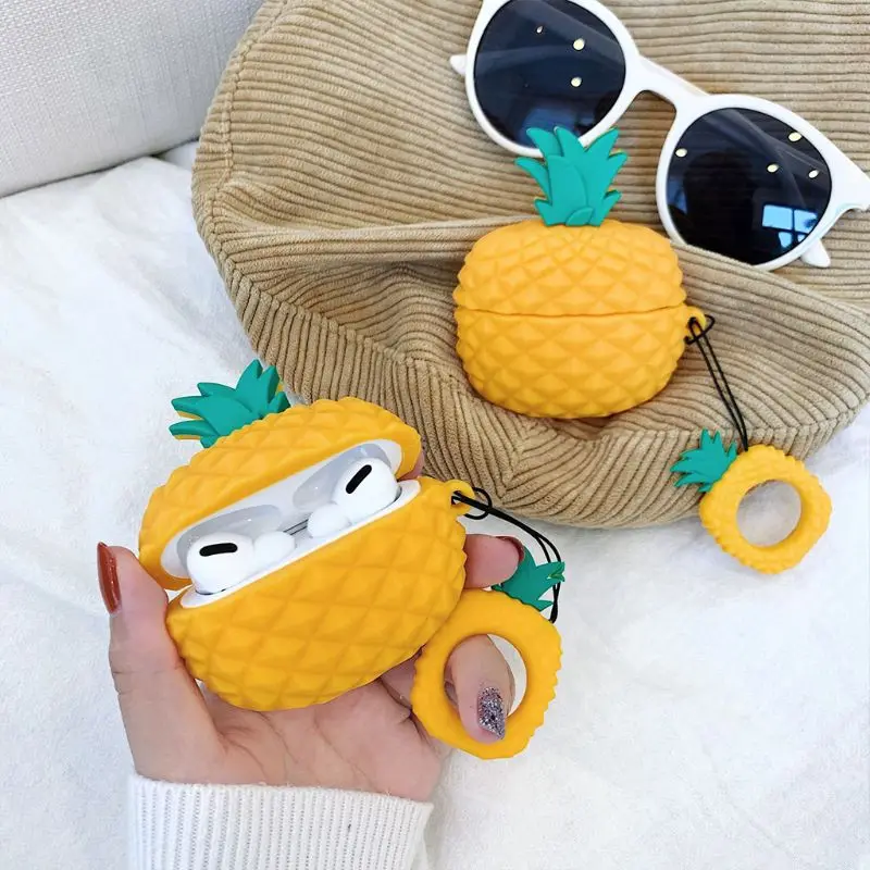 Fresh Pineapple Silicone Case Soft Protective Cover with Lanyard for Airpods Pro 19QA
Fresh Pineapple Silicone Case Soft Protective Cover with Lanyard for Airpods Pro 19QA