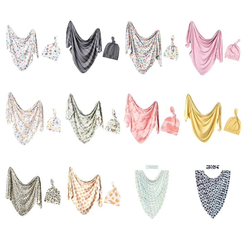 2 Pcs Baby Blanket + Hat Set Swaddle Wrap Newborn Infant Muslin Floral Cotton Towel Sleeping Bag
2 Pcs Baby Blanket + Hat Set Swaddle Wrap Newborn Infant Muslin Floral Cotton Towel Sleeping Bag