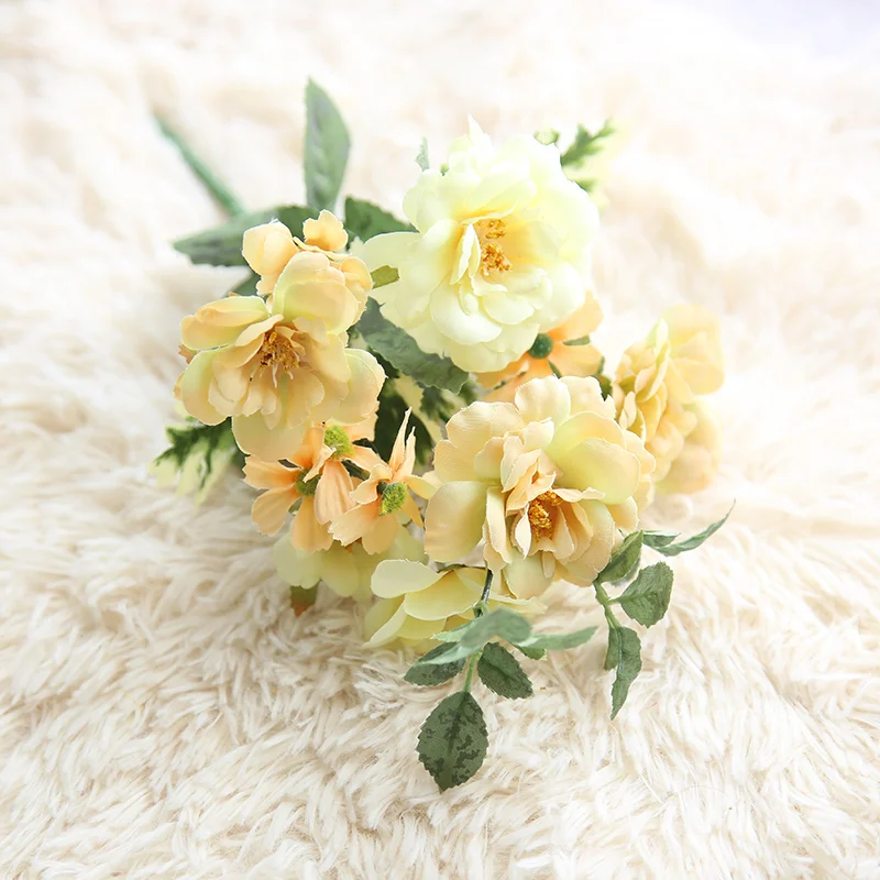 Tea rose artificial plant artificial flower holiday party dance party wedding Christmas home decoration wall desktop bonsai
Tea rose artificial plant artificial flower holiday party dance party wedding Christmas home decoration wall desktop bonsai