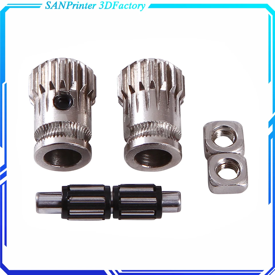 Dual Drive Gear Extruder Kit Cloned Btech use for Prusa i3 3D Printer Gear Mini Bowden Extrusion Ender 3 CR10/10S PRO
Dual Drive Gear Extruder Kit Cloned Btech use for Prusa i3 3D Printer Gear Mini Bowden Extrusion Ender 3 CR10/10S PRO