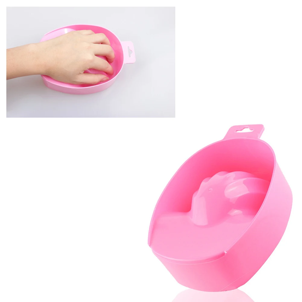 Nail Art Soak Bowl Hand Tips Wash Tray Polish Treatment Remover Manicure Spa Tool Pink 
Nail Art Soak Bowl Hand Tips Wash Tray Polish Treatment Remover Manicure Spa Tool Pink
