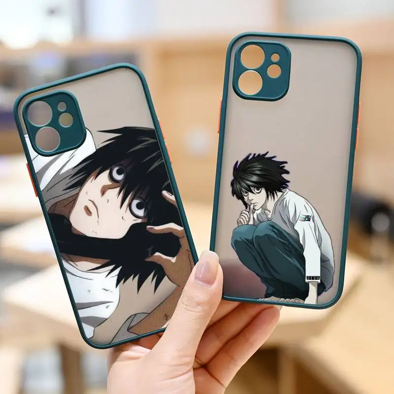 Death Note L·Lawliet anime Phone Case matte transparent For iphone 7 8 11 12 plus mini x xs xr pro max cover
Death Note L·Lawliet anime Phone Case matte transparent For iphone 7 8 11 12 plus mini x xs xr pro max cover