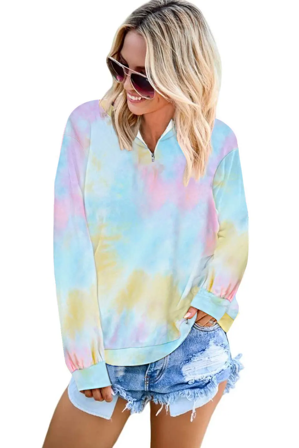 2020 Oversized Gradient Print Women Lapel Zipper Long Sleeve Pullover Hoodie Gothic Women Sweatshirts Streetwear
2020 Oversized Gradient Print Women Lapel Zipper Long Sleeve Pullover Hoodie Gothic Women Sweatshirts Streetwear