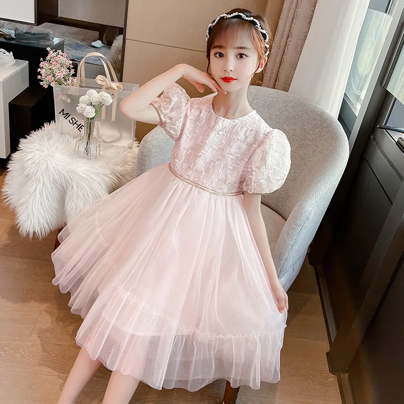 Girls' Dress Summer Dress 2021 New Middle-aged Girl Girl Summer Puff Sleeve Princess Dress
Girls' Dress Summer Dress 2021 New Middle-aged Girl Girl Summer Puff Sleeve Princess Dress