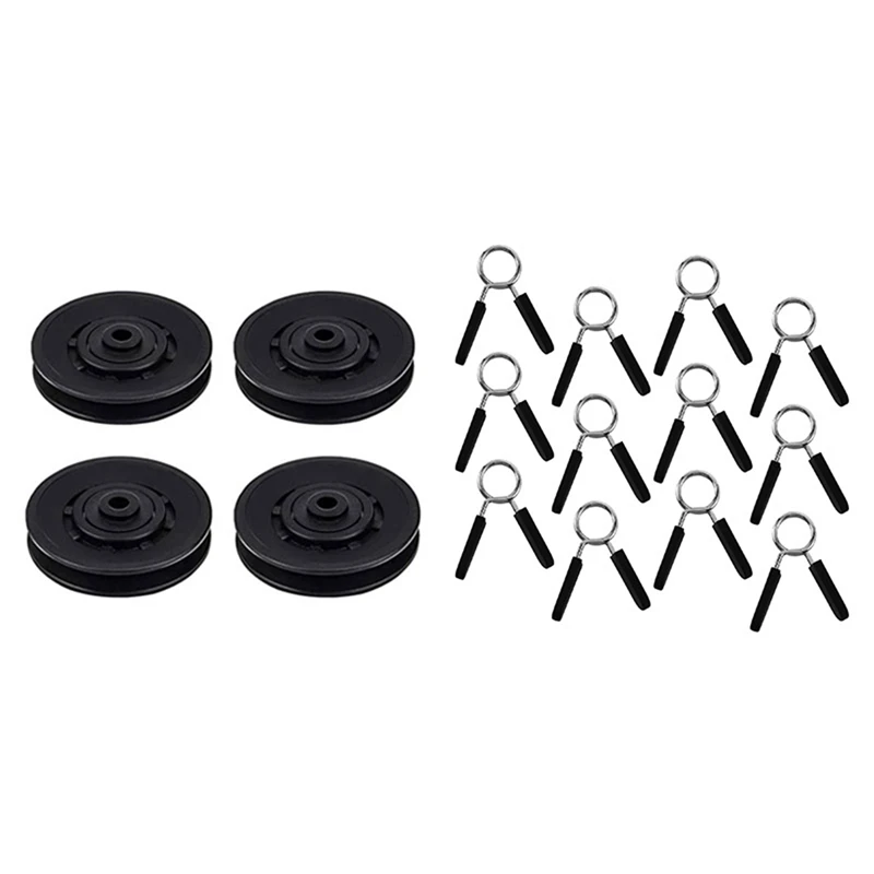 12x Пружинные ошейники для гантелей, зажимы для штанги для упражнений и 4 шт. 90 мм, универсальные износостойкие подшипники, роликовые колеса
12x Пружинные ошейники для гантелей, зажимы для штанги для упражнений и 4 шт. 90 мм, универсальные износостойкие подшипники, роликовые колеса