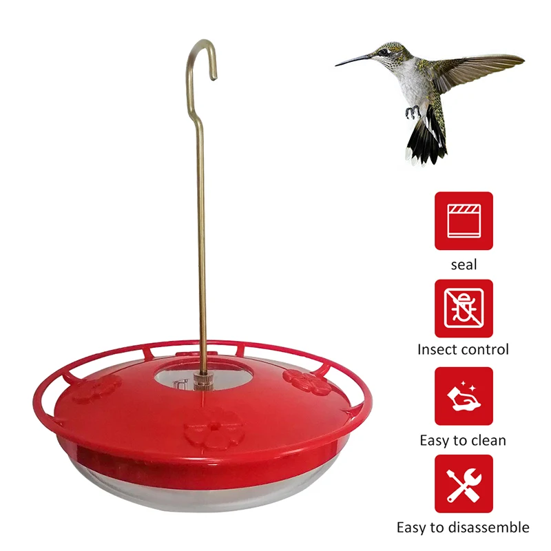Bird Water Feeder Bottle Hanging Hummingbird Feeder Garden Outdoor Plastic Flower Iron Hook Bird Feeder Zoo Equipment 2020
Bird Water Feeder Bottle Hanging Hummingbird Feeder Garden Outdoor Plastic Flower Iron Hook Bird Feeder Zoo Equipment 2020