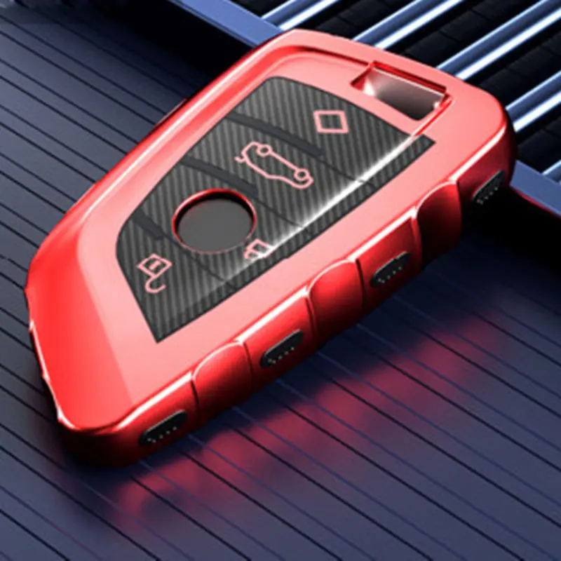 Carbon Fiber TPU Car Key Case For BMW 1 2 5 7 Series 252/528li/530li X1 X5 X6 Smart Remote Fob Cover Auto Accessories
Carbon Fiber TPU Car Key Case For BMW 1 2 5 7 Series 252/528li/530li X1 X5 X6 Smart Remote Fob Cover Auto Accessories