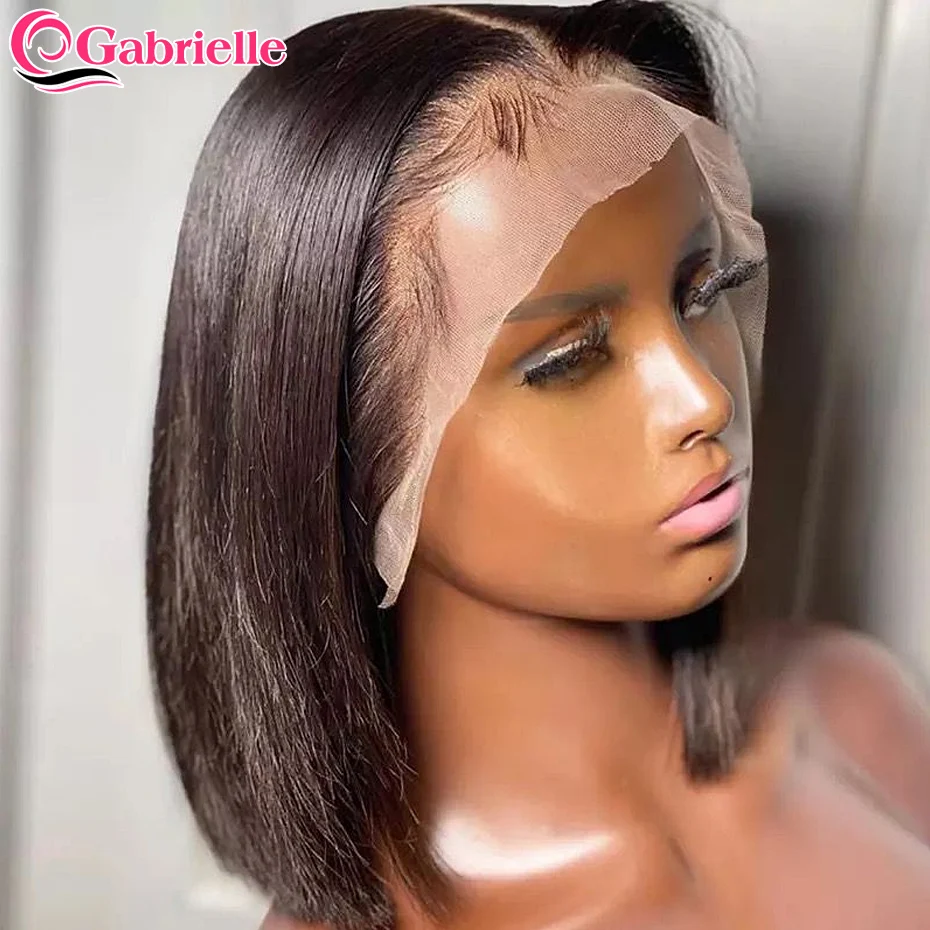 Blunt Cut Bob Wig Straight Lace Front Human Hair Wigs for Women Brazilian Short Frontal Wigs Remy Lace Closure Wig Gabrielle
Blunt Cut Bob Wig Straight Lace Front Human Hair Wigs for Women Brazilian Short Frontal Wigs Remy Lace Closure Wig Gabrielle
