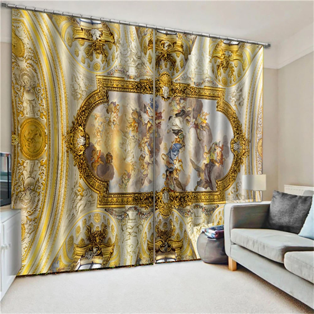 Lychee Luxury Golden Color Blackout Curtains For Window Treatment Shade Curtains for Living Room Bedroom Window Curtain Drape
Lychee Luxury Golden Color Blackout Curtains For Window Treatment Shade Curtains for Living Room Bedroom Window Curtain Drape