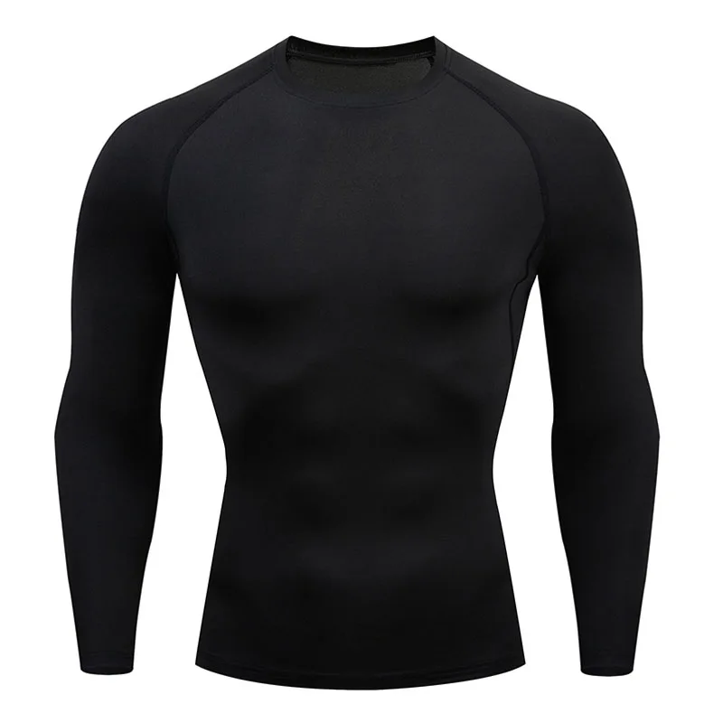 Men's Sweat jogging T-shirt Tights Fitness top Base layer Long sleeve Compression MMA Tactics Tops & Tees rashgard male clothing
Men's Sweat jogging T-shirt Tights Fitness top Base layer Long sleeve Compression MMA Tactics Tops & Tees rashgard male clothing