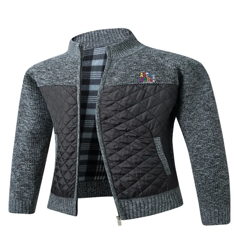 ASTROWORLD car LOGO new men's business casual stitching sweater cardigan men's slim knitted sweater coat autumn and winter M-3XL
ASTROWORLD car LOGO new men's business casual stitching sweater cardigan men's slim knitted sweater coat autumn and winter M-3XL