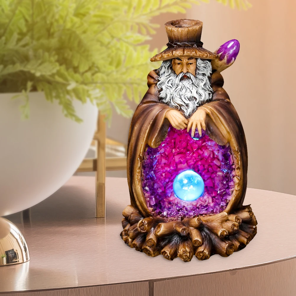 Halloween Resin Tree God Statue Reflux Incense Burner with lED Lamp Home Tea Sculpture Figurine Crafts Decorations
Halloween Resin Tree God Statue Reflux Incense Burner with lED Lamp Home Tea Sculpture Figurine Crafts Decorations