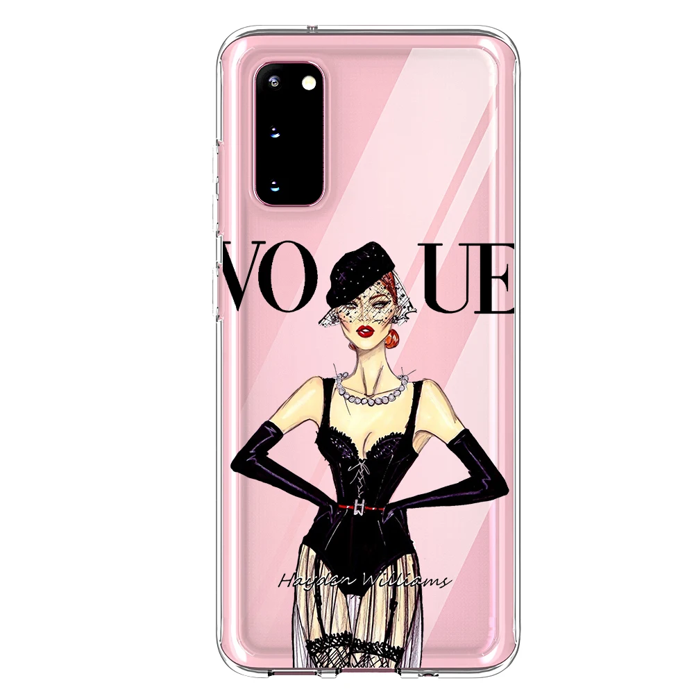 For Samsung Galaxy S20 Ultra Case S8 S7 S10 S11E S9 J5 J7 J4 J6 J8 2018 Plus phone case Luxury soft silicone VOGUE Girl Funda
For Samsung Galaxy S20 Ultra Case S8 S7 S10 S11E S9 J5 J7 J4 J6 J8 2018 Plus phone case Luxury soft silicone VOGUE Girl Funda