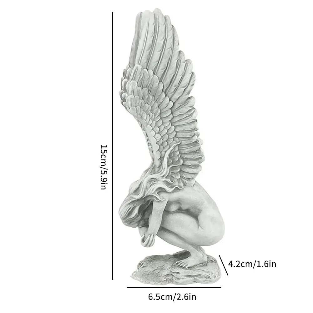 New Angel Wings Statue Vintage Resin Sculpture Indoor Angel Memorial Redemption Figurine Outdoor Garden Decoration Home Decor
New Angel Wings Statue Vintage Resin Sculpture Indoor Angel Memorial Redemption Figurine Outdoor Garden Decoration Home Decor