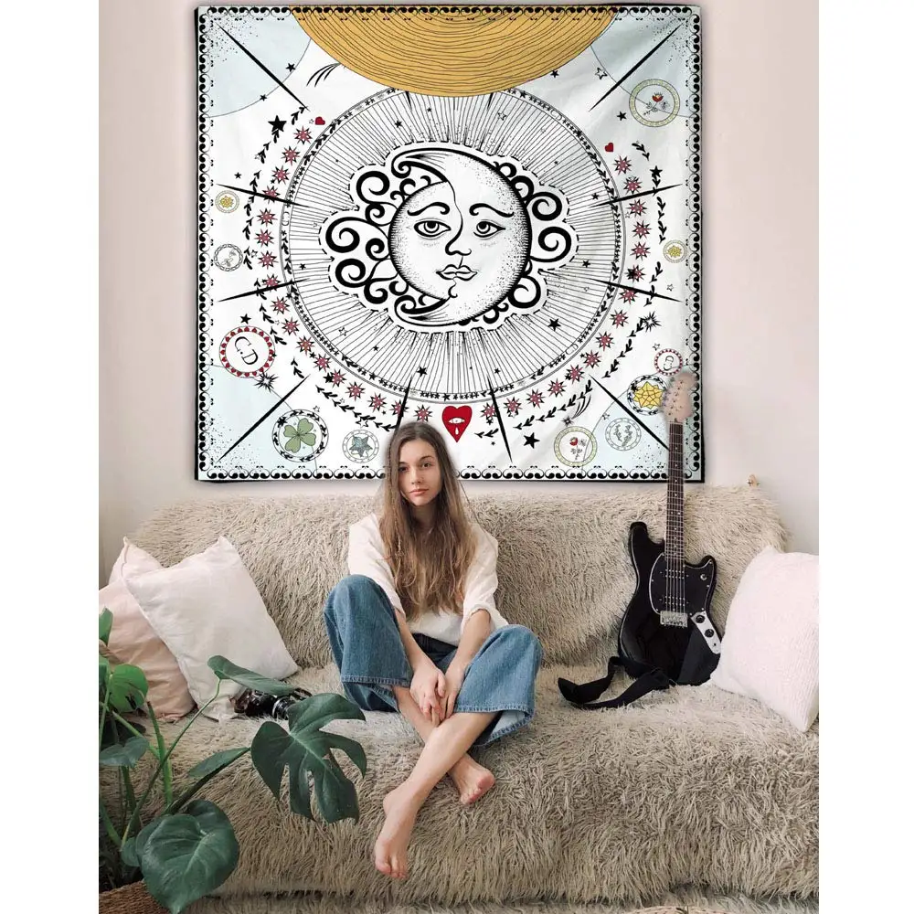 Tarot Flag Retro Divination Tapestry Realistic 3D Printing Popular Handicraft Home Decor
Tarot Flag Retro Divination Tapestry Realistic 3D Printing Popular Handicraft Home Decor