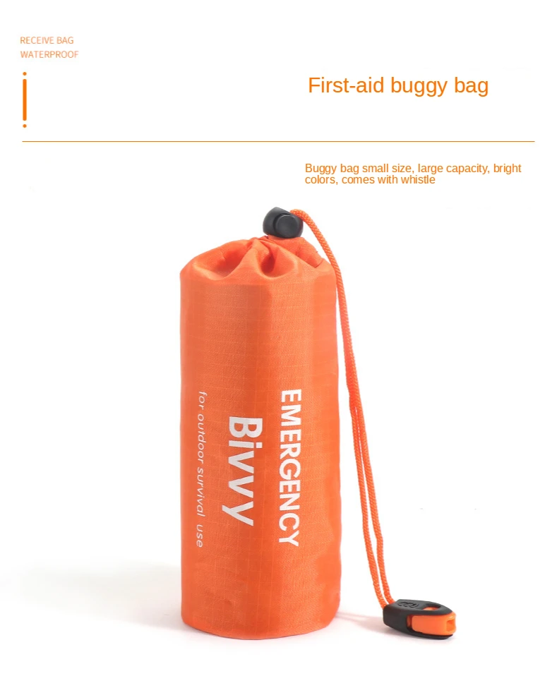 Emergency Shelter For 2 People Waterproof Insulation Blanket Rescue Kit Sleeping Bag Lifesaving Emergency Tent With Whistle
Emergency Shelter For 2 People Waterproof Insulation Blanket Rescue Kit Sleeping Bag Lifesaving Emergency Tent With Whistle