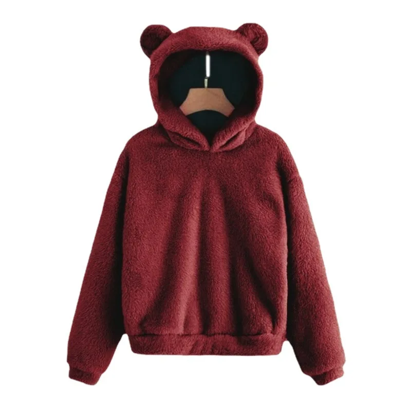 Women's sweaters autumn and winter new style fluffy rabbit ears with cap warm sweater home coat
Women's sweaters autumn and winter new style fluffy rabbit ears with cap warm sweater home coat