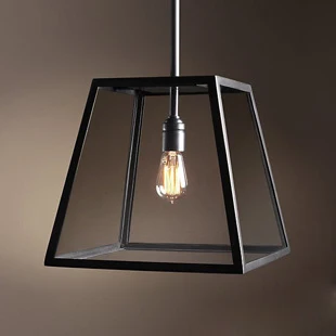 Loft Vintage Iron Metal Glass Box Suspension Luminaire Pendant Lights Bar Dining Room Lamp luminaire
Loft Vintage Iron Metal Glass Box Suspension Luminaire Pendant Lights Bar Dining Room Lamp luminaire