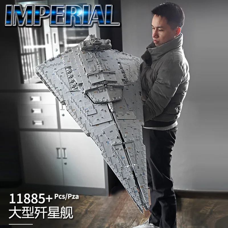 Star Toys Wars 13135 11885Pcs Bricks Imperial Destroyer Set MOC-23556 Model Kit Compatible 75252 Building Blocks New Year Gifts
Star Toys Wars 13135 11885Pcs Bricks Imperial Destroyer Set MOC-23556 Model Kit Compatible 75252 Building Blocks New Year Gifts