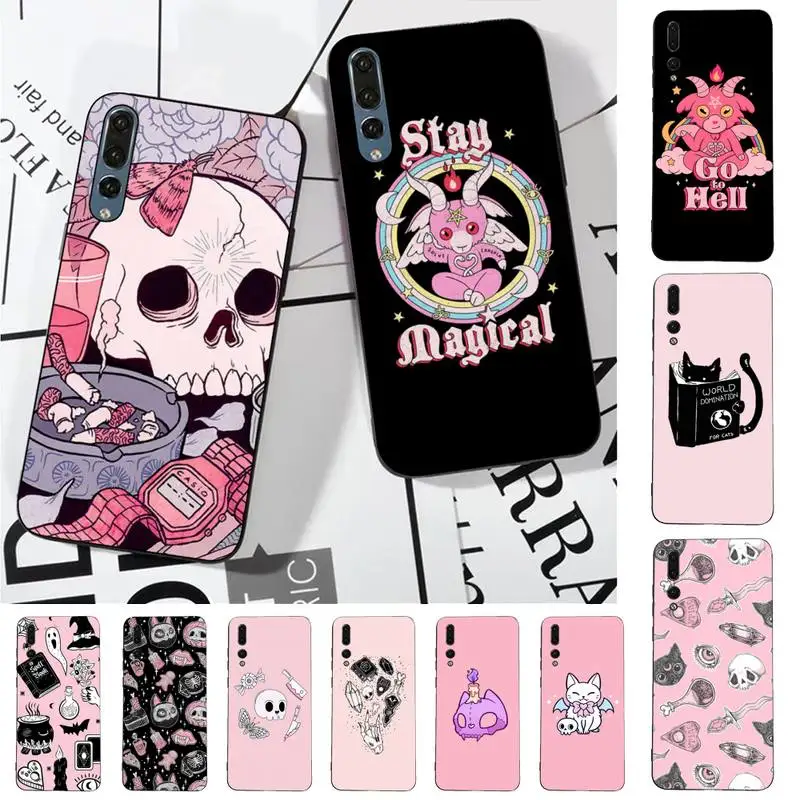 Pink Cat Skull Sorceress Witch Phone Case for Huawei P30 40 20 10 8 9 lite pro plus Psmart2019
Pink Cat Skull Sorceress Witch Phone Case for Huawei P30 40 20 10 8 9 lite pro plus Psmart2019
