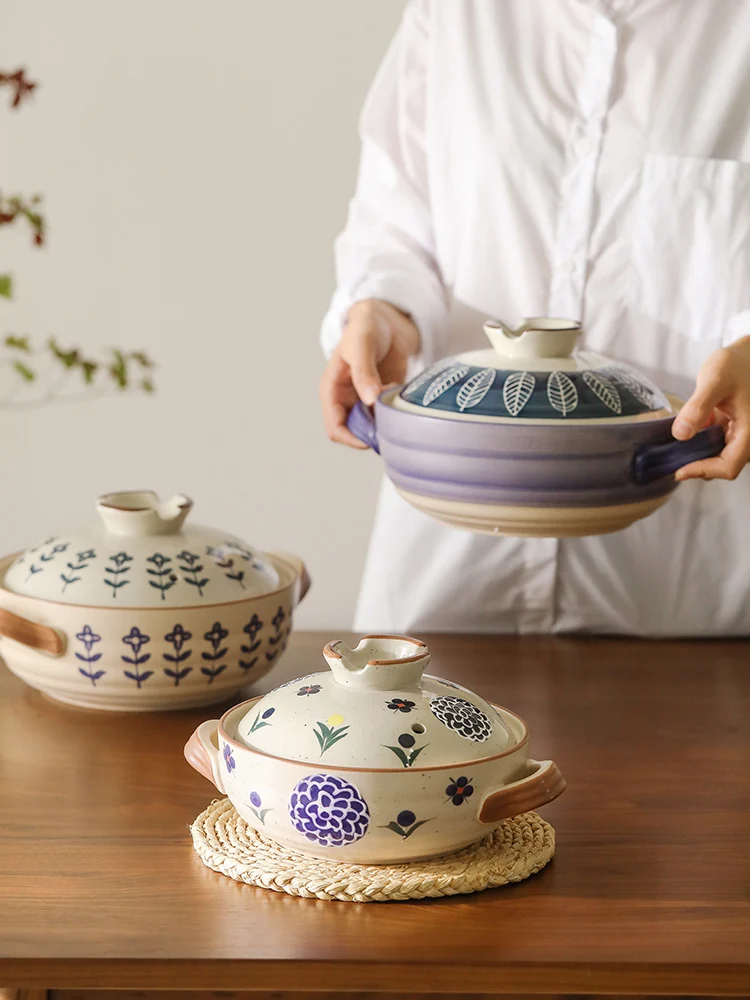 2-4 People Ceramic Stockpot Household Gas Stove Crockery Soup Pot 1.5L/2.5L Casserole Porridge Pork Stew Pot
2-4 People Ceramic Stockpot Household Gas Stove Crockery Soup Pot 1.5L/2.5L Casserole Porridge Pork Stew Pot